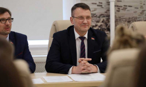 Участники курсов молодежного профсоюзного актива встретились с Министром