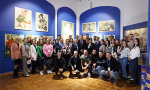 Участники курсов молодежного профсоюзного актива встретились с Министром