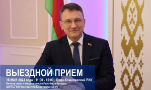 Выездной приём 16 мая в Буда-Кошелево проведёт Министр