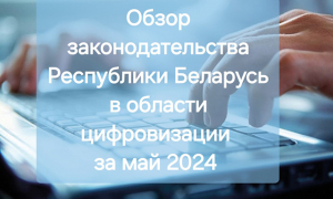 Обзор законодательства  в области цифровизации