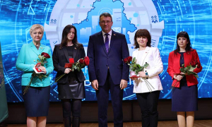 Награждение сотрудников Министерства  связи и информатизации 